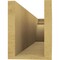 Ekena Millwork 6in. W x 8in. H x 32in. L Yorktown Woodgrain TimberThane Rafter Tail, Primed Tan RFTUR06X08X32YORRCPR - alternate 3